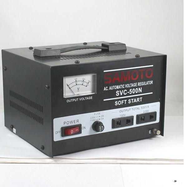 STABILIZER SAMOTO 500VA - STABILIZER 500VA SINGLE PHASE