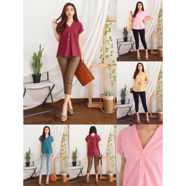 atasan blouse fashion import wanita