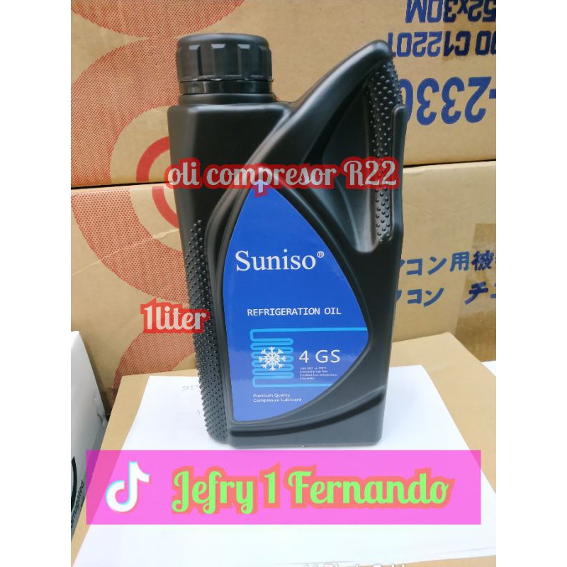 OLI SUNISO 4 GS  R22 OIL COMPRESOR KOMPRESOR AC 1LITER