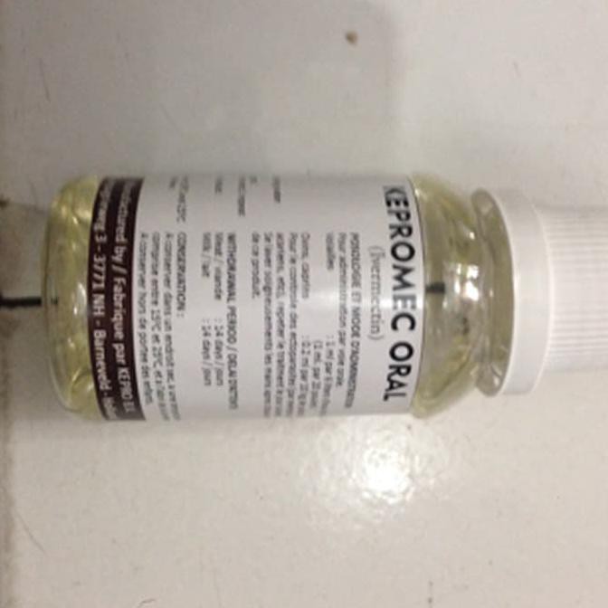 obat kutu jamur scabies demodex anjing kucing kepromec oral -Original