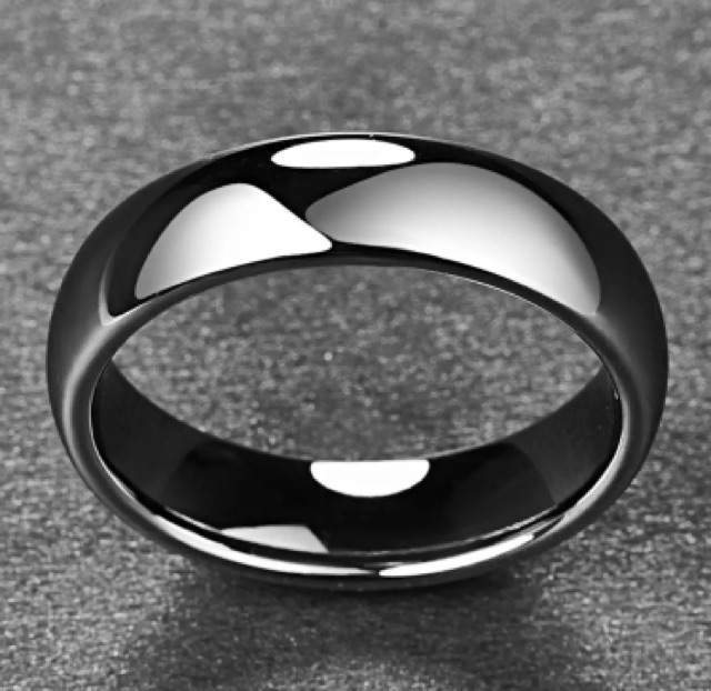 Cincin Pertunangan Tungsten Carbide Original Premium Quality Simple Minimalis