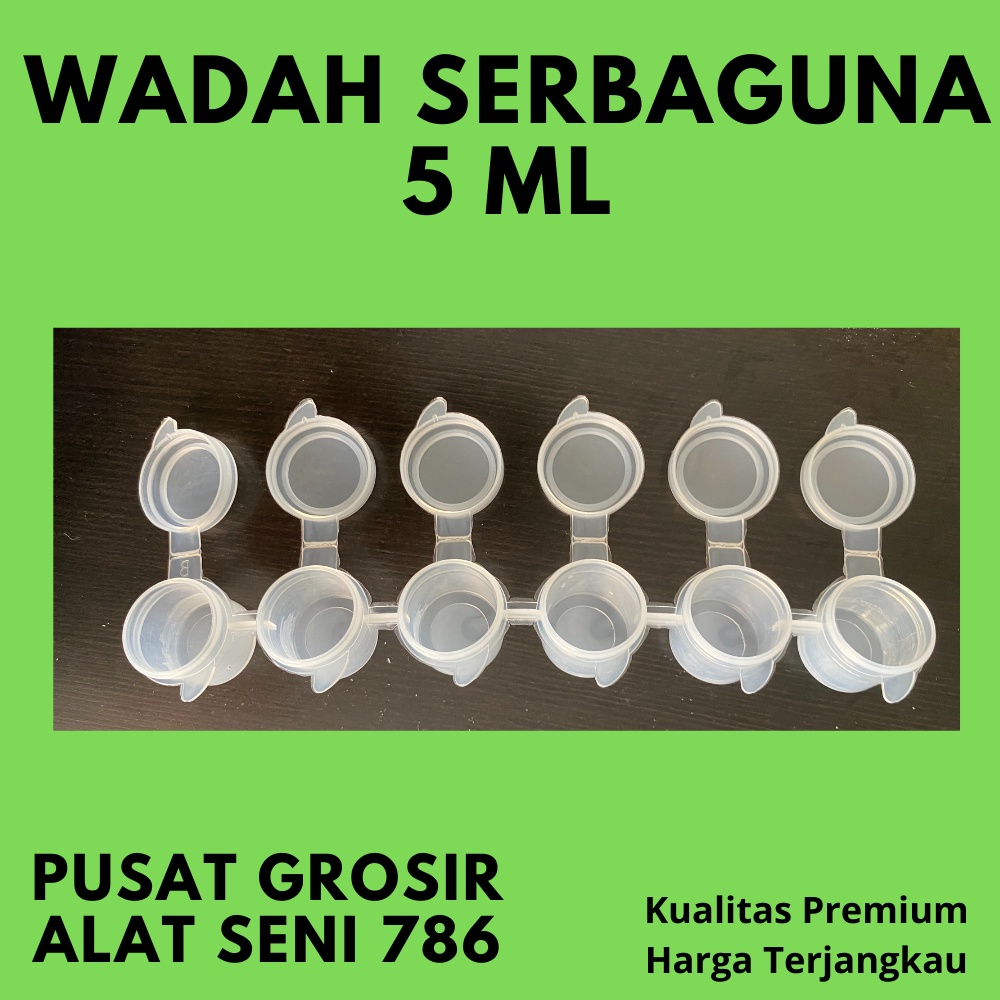 Wadah Cat, Pot Cat, Wadah serbaguna 5ml