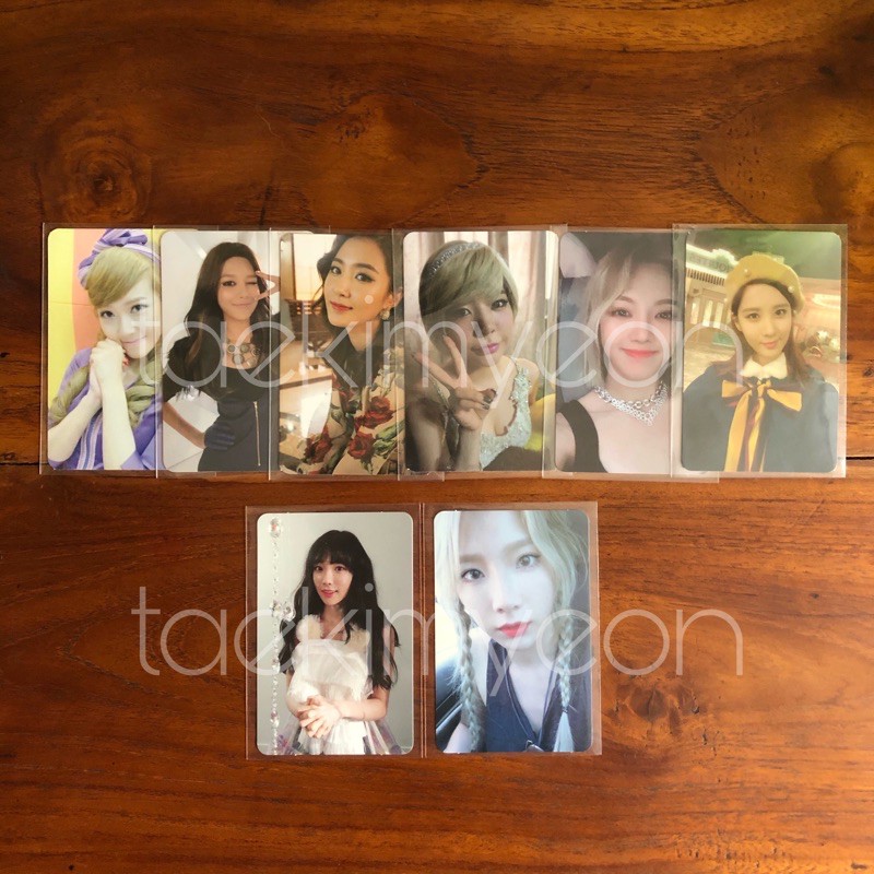 SNSD / Girls’ Generation / TTS / OhGG Photocard Taeyeon Jessica Sunny Yuri Hyoyeon Sooyoung Seohyun