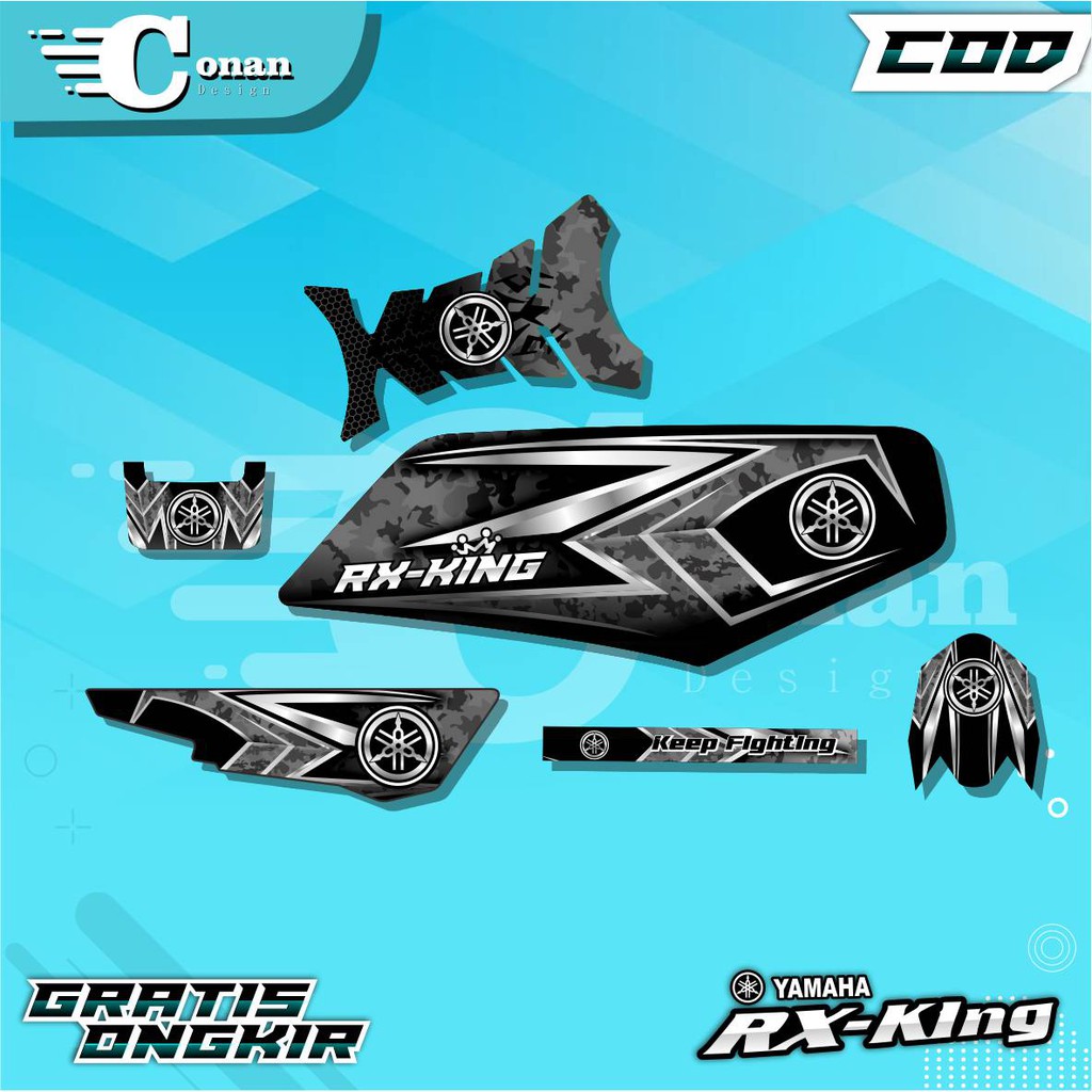 Striping RX King Variasi 2004 2008 Setriping RX King Strip (Motif) Variasi Motor RX KING