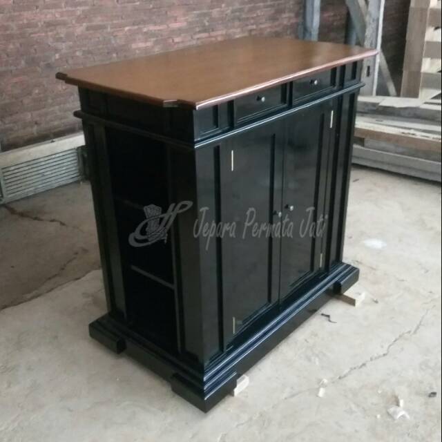 Meja bar vintage furniture jepara / Meja dapur / island table / buppet