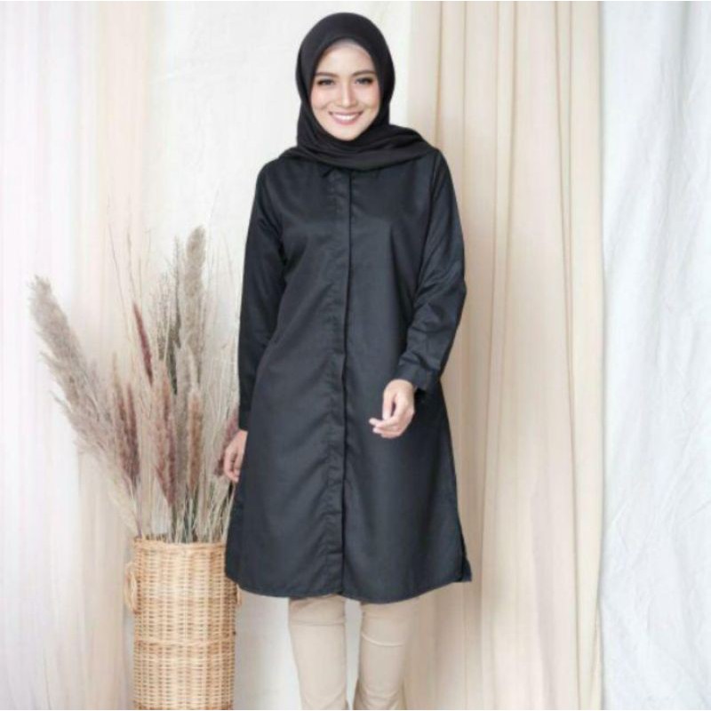 Tunik Toyobo Wanita LD 100cm &amp; LD 110cm Long Tunik