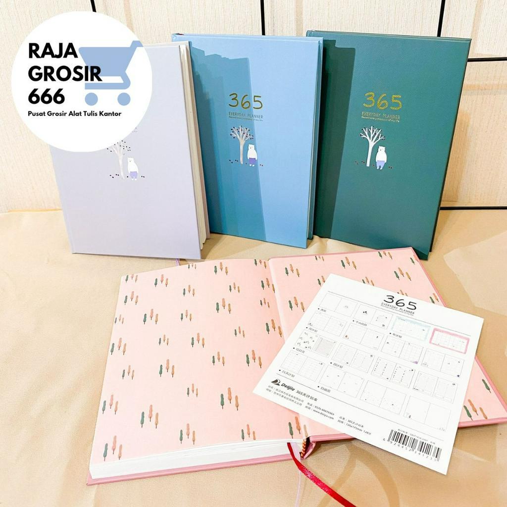 

buku agenda everyday planner 365 days planner book lucu imut kado unik perencanaan COD