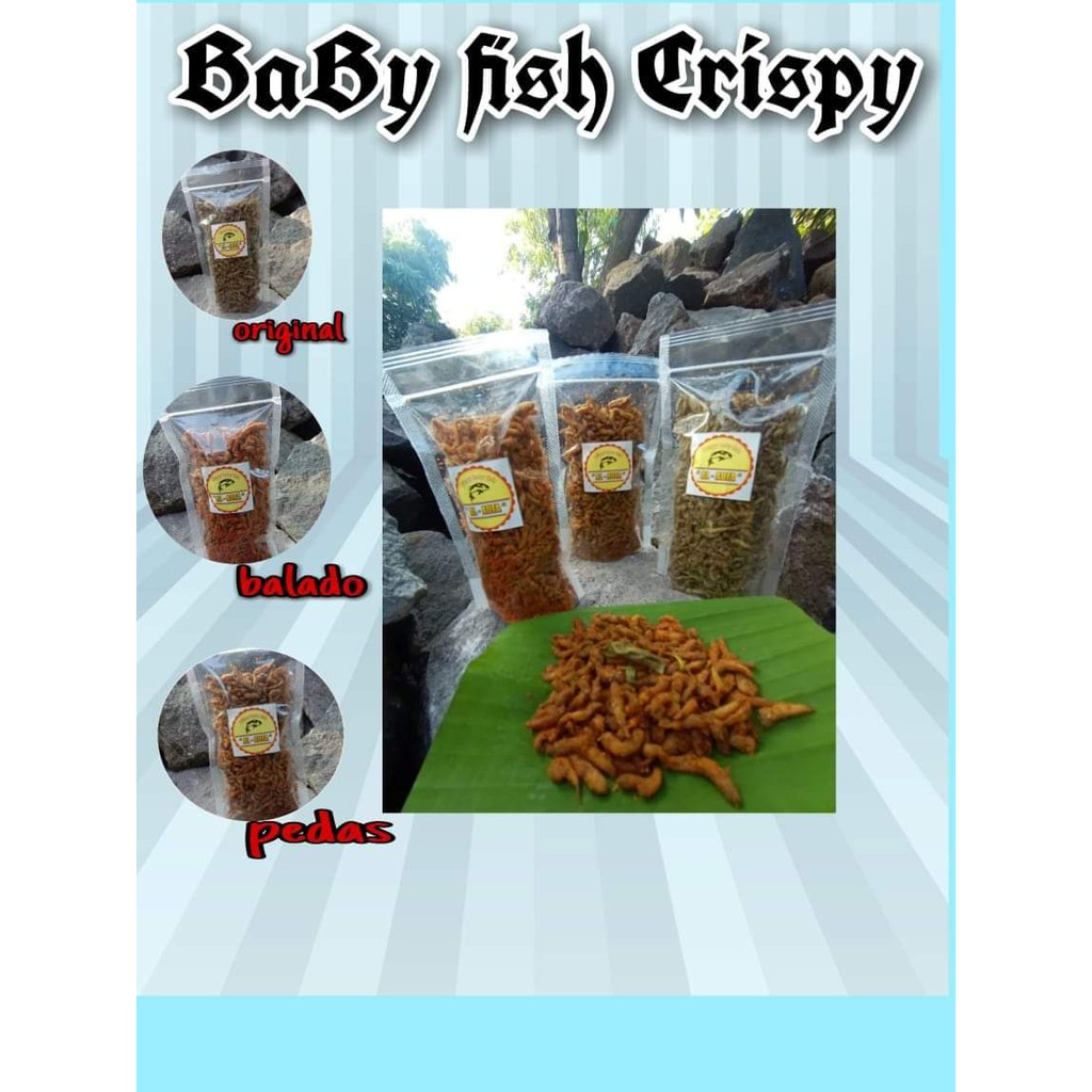 

Baby fish crispy/ikan kecil kriuk/ unced khas indramayu