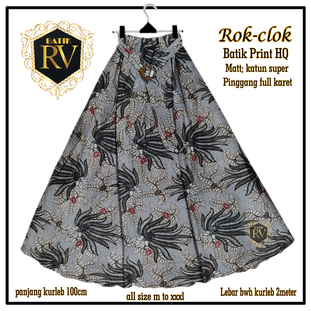ROK BATIK TERBARU/Roksoganterlaris/Rokbatik Rok Roksogan Batik Rokklok batik Bawahanbatikterbaru BawahanRokklok Batiksantri Bawahan-1