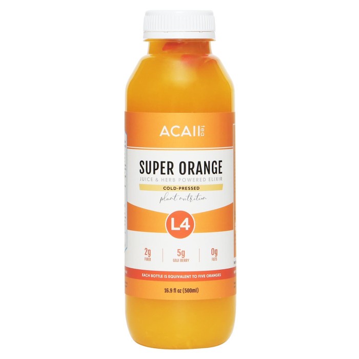 

(BISA COD) Acaii Tea Super Orange 500ml