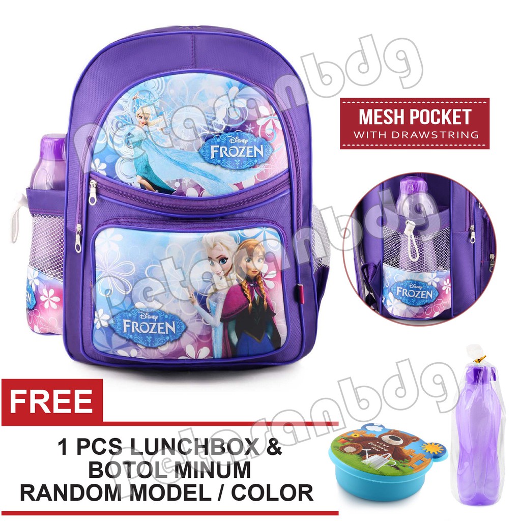 PTS -Ransel Sekolah Anak Perempuan - GLORIOUS + FREE Botol &amp; Lunchbox PT