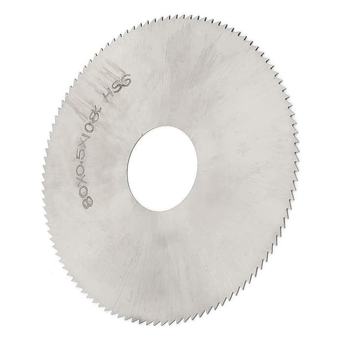 Mata Gergaji Tipis HSS 108 Teeth Saw Blade 80x0.5x22mm --MG05