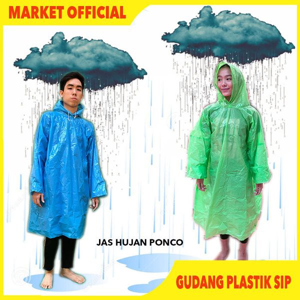 Jas Hujan Plastik Medium LDPE