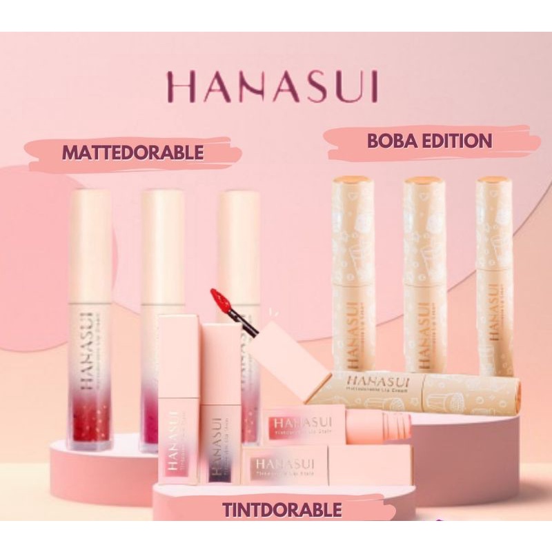 HANASUI MatteDorable LipCream | Matte Dorable LipCream Lipstik Cair