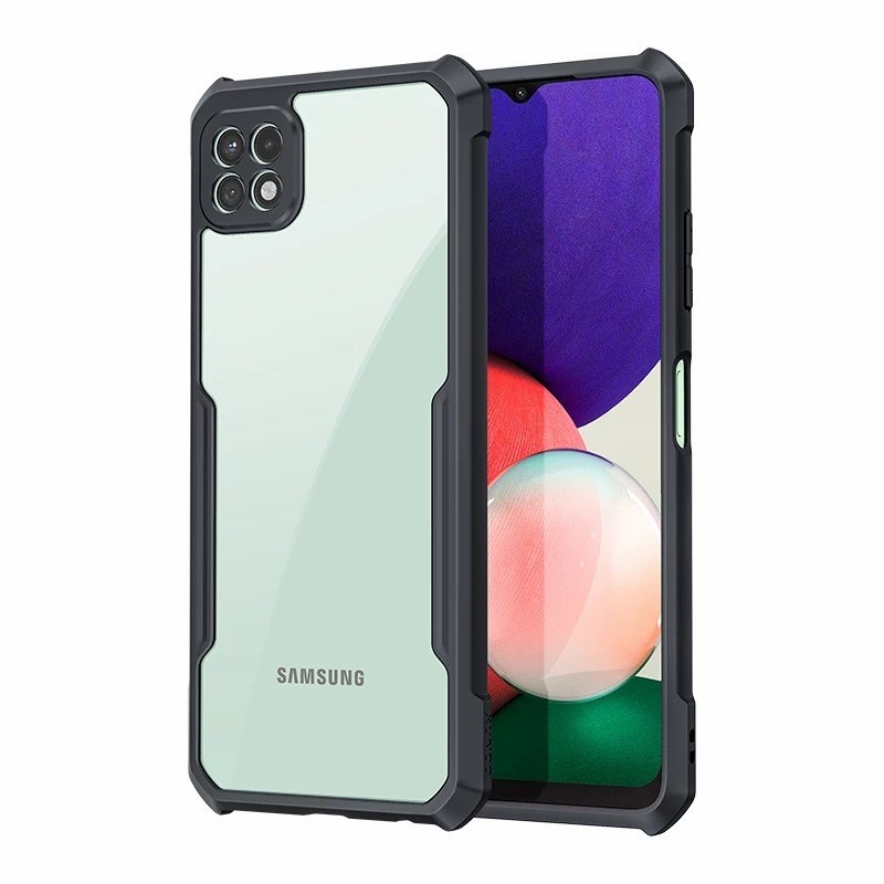 Case Samsung Galaxy A22 5G Shockproof Akrilik Transparan Casing Samsung Galaxy A22 5g Hardcase
