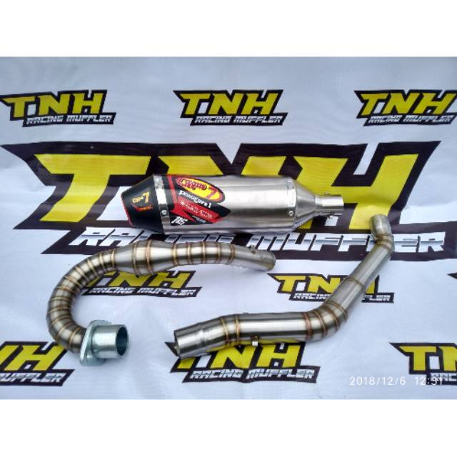 Knalpot Racing GP7 Power Core1 FullSystem Untuk Motor Honda CRF 150 L