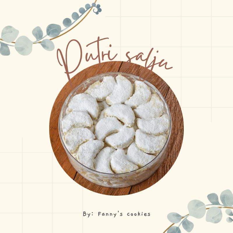 

kue kering putri salju keju Home made