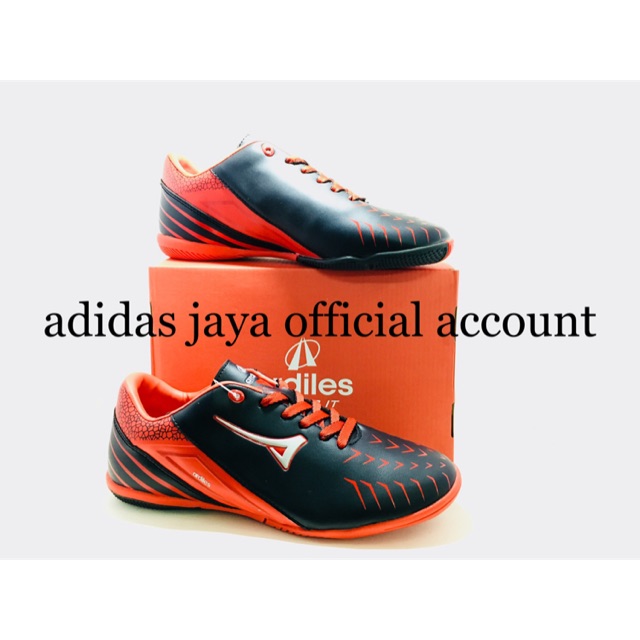 Sepatu futsal Ardiles Clufit Hitam merah original product 38-43