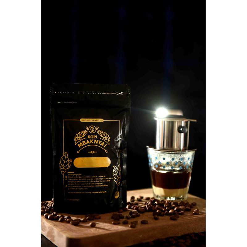 

Kopi Mbak Nyai Asli Temanggung varian single drip