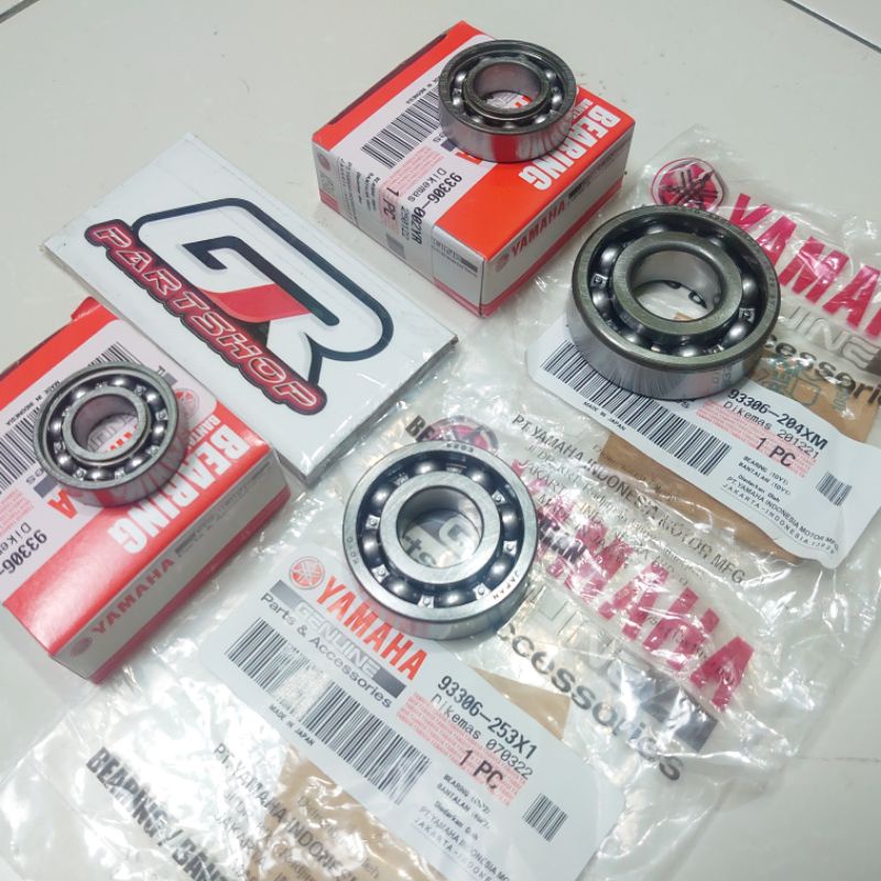 BEARING SET RASIO F1ZR ORI YGP FORCE 1 SIGMA CHAMP ALFA F1 FORCEONE FORCE1 ONE FIZR FIZ F1Z R KLAHER LAHER LAHAR LAKER BERING GEAR RATIO GIR