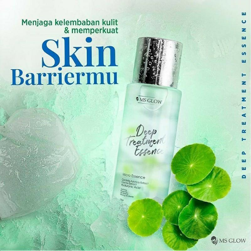 Ms Glow deep treatment essence bpom original asli resmi pencerah wajah pemutih pembersih skincare