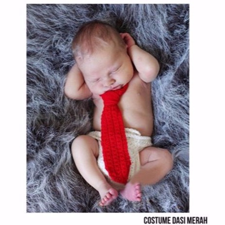 KOSTUM BAYI Costume Dasi Merah