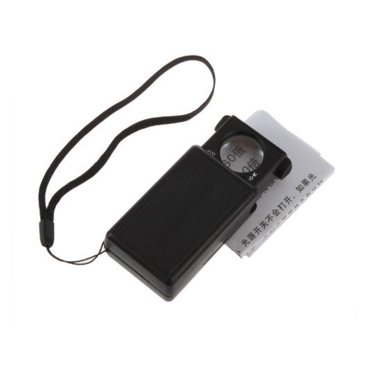 

Mg155 - Kaca Pembesar 30X 60X Mikroskop Led Uv Pengecek Uang