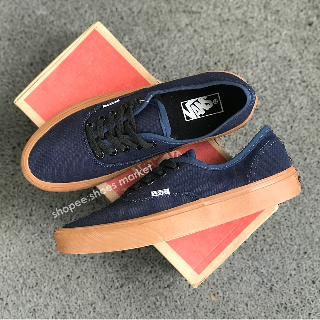 VANS AUTHENTIC GUM NAVY DRESS BLUE