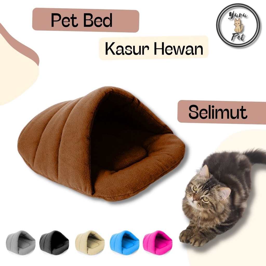 Tempat Tidur/Kantong Tidur Kucing &amp; Anjing Ukuran Besar Model Terbaru