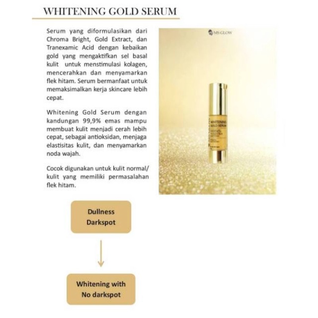 SERUM GOLD MS GLOW