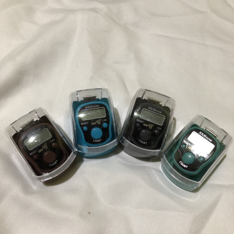 Tasbih Digital SXH5136 LED dan Alarm