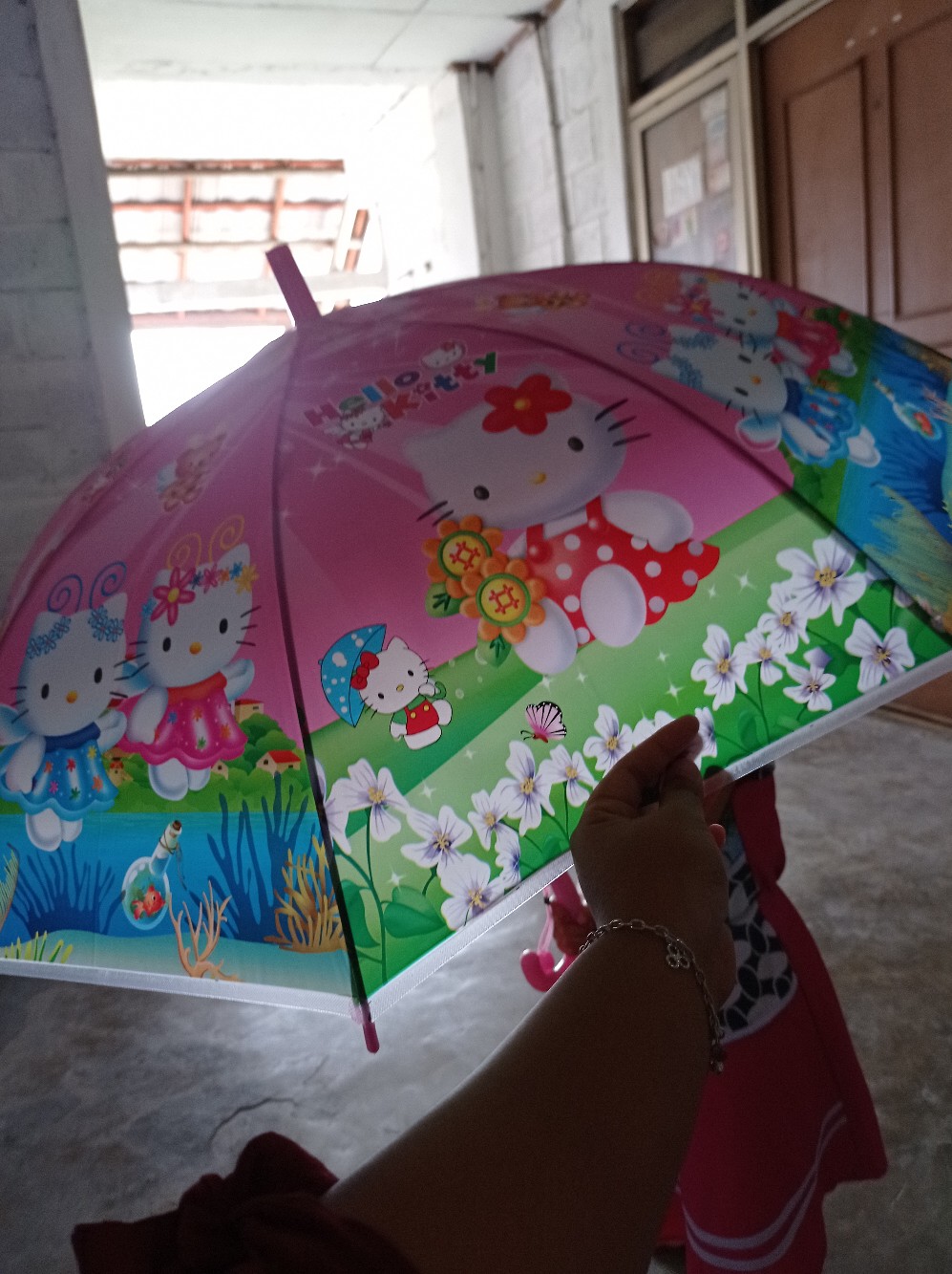 Payung Anak Karakter 8 Sisi Bahan Pvc Merk Osaka