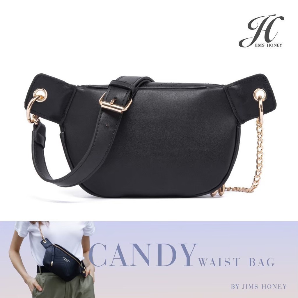 Jims Honey Candy Waist Bag Tas Pinggang Sling Murah Fashion Cewek Wanita Korea Remaja Jimshoney JH