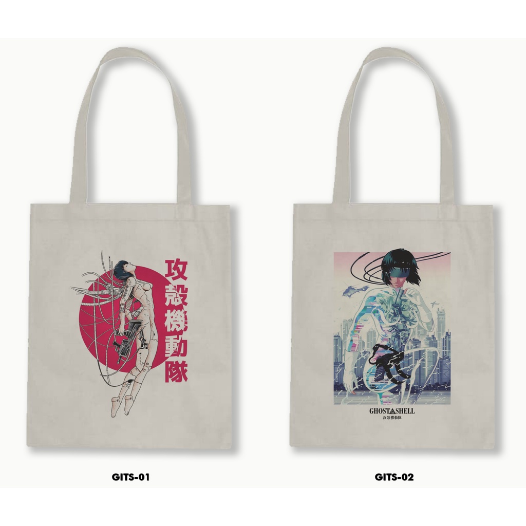 TOTE BAG BLACU - GHOST IN THE SHELL