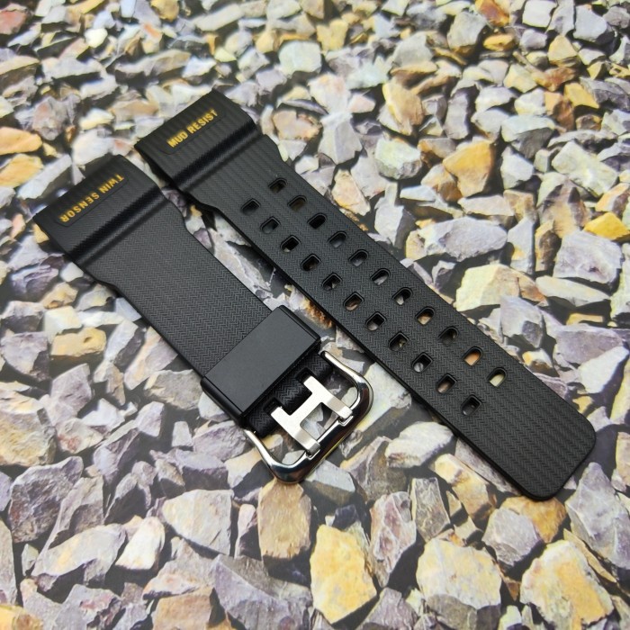 Tali strap peganti tali Jam Tangan Pria G-Shock GG-1000 GWG-100 GSG-100 Bukan Original - Hitam