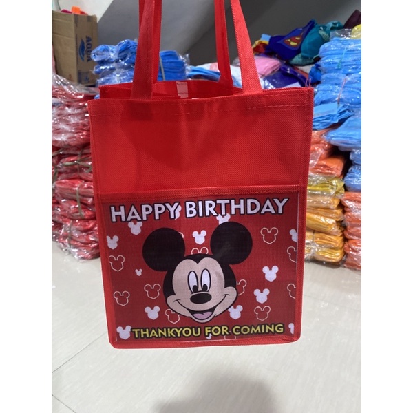 TAS ULTAH SiZE 20x14x26  READY!!  ANEKA KARAKTER IKUT STOCK