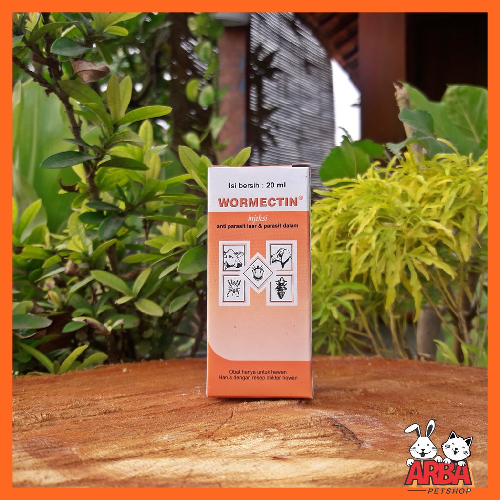 WORMECTIN 20 ML OBAT SCABIES GUDIK KUTU GATAL UNTUK KAMBING KELINCI KUCING SAPI