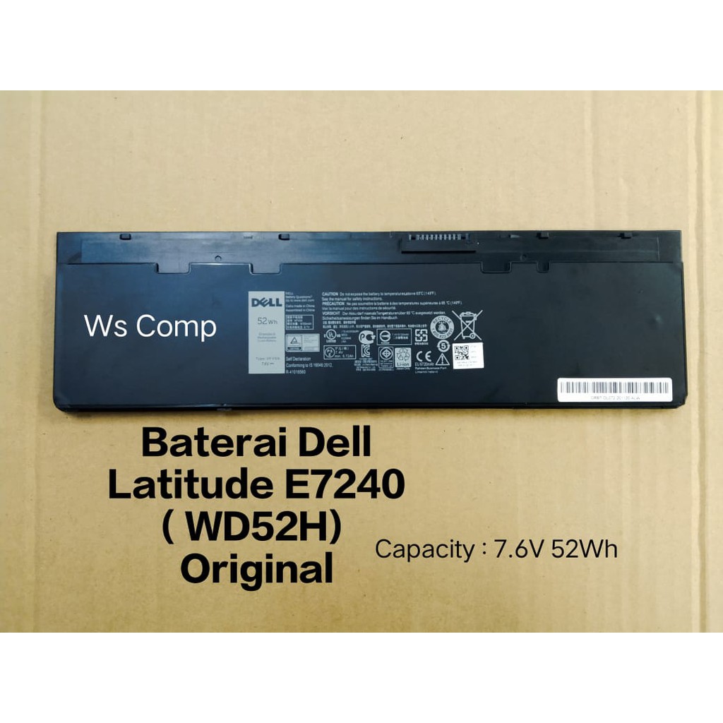 BATERAI DELL LATITUDE E7240 ORIGINAL