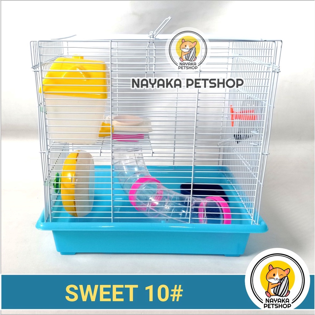 Sweet 10# Kandang Hamster Tingkat 2 Lantai Murah Besar 10 #