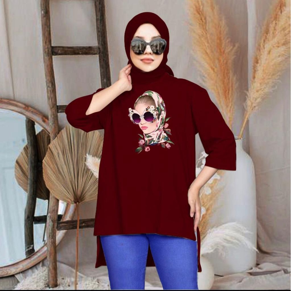 BC Tunik Basic Wanita Hijab's kaloborasi 04