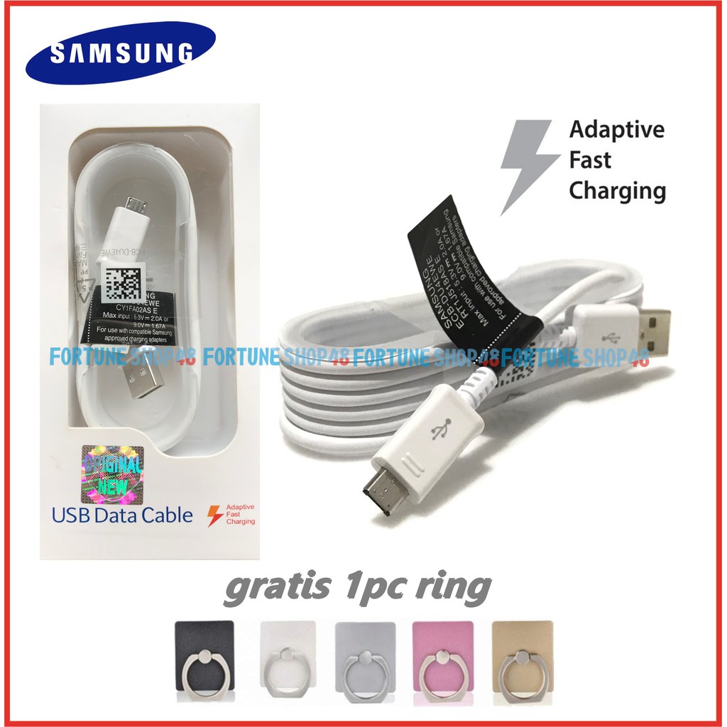 Kabel Data Samsung Micro Usb 2.0 Adaptive Fast Charging