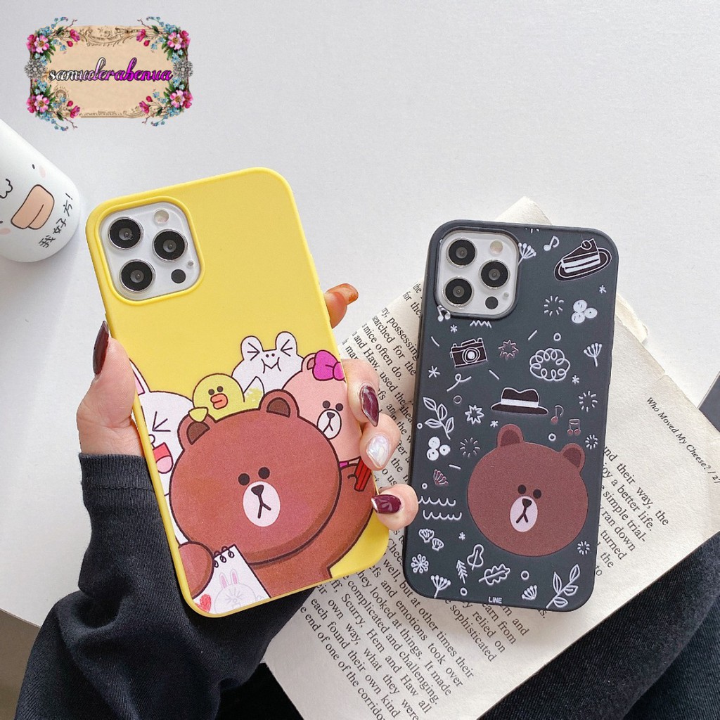 SS015 SOFTCASE BEAR  realme c2 c3 5 5i 5s c11 c12 narzo 30a c15 c17 7i 7 SB1254