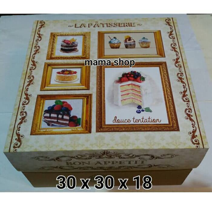 

Dus Kue Box Kue Karton Duplex Tebal Bon Appetit