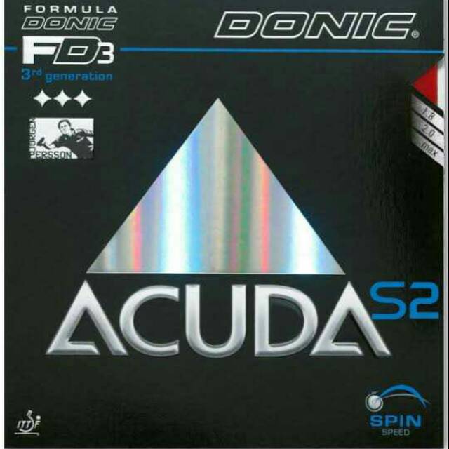 Karet bat tenis meja/pingpong DONIC ACUDA S2 second/bekas