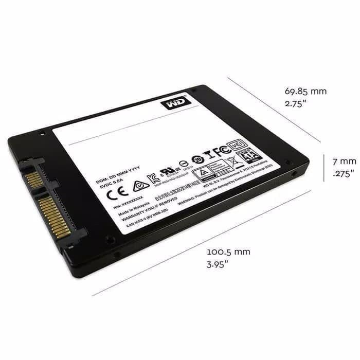 SSD Internal SATA 120gb/240gb/480gb - WD Green