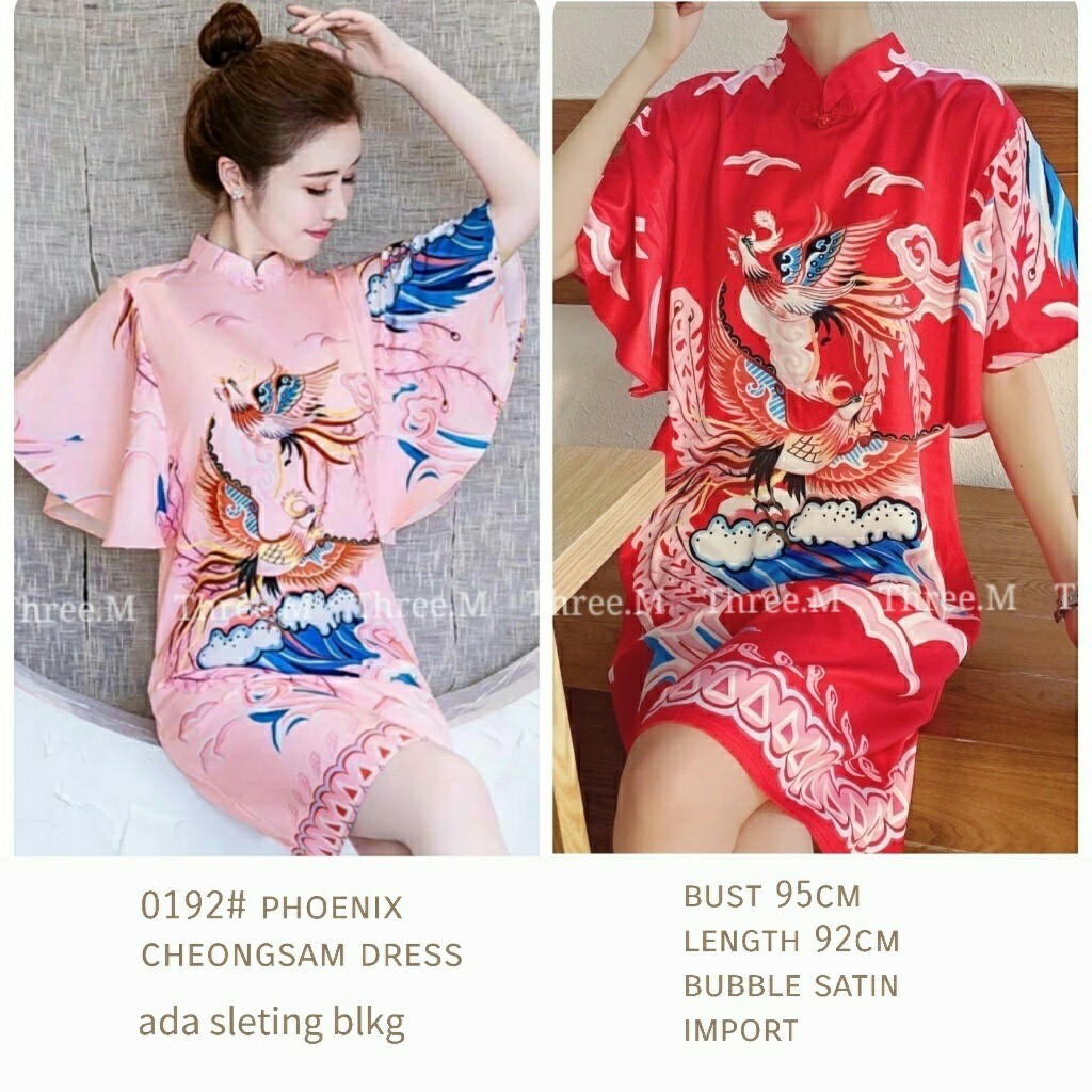 Dress Import Wanita Cheongsam