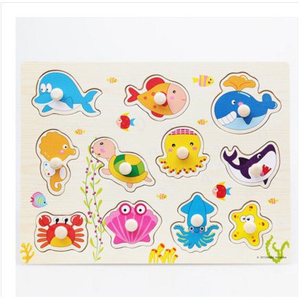 Cherry COD Mainan Puzzle Knop Anak / Mainan Puzzle Anak / Mainan Edukasi Anak / Education Toys PB23