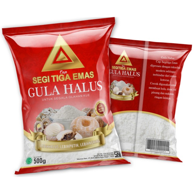 Gula Halus Gula Donat Dan Kue Segitiga Emas 250 Gr Shopee Indonesia