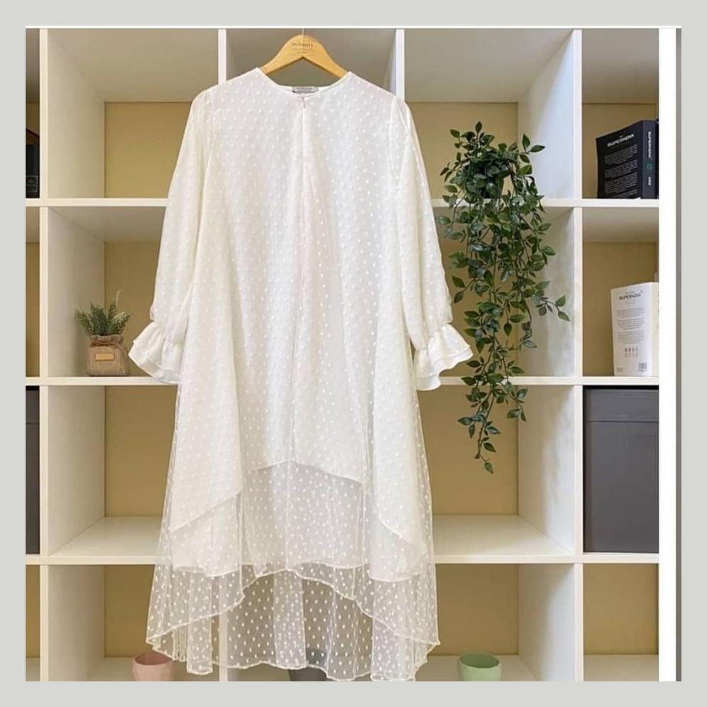 Azahira Atasan Brukat Tile Wanita Modern Tunik, Baju Kondangan Wanita Modern 2021,Tunik Wanita Terba