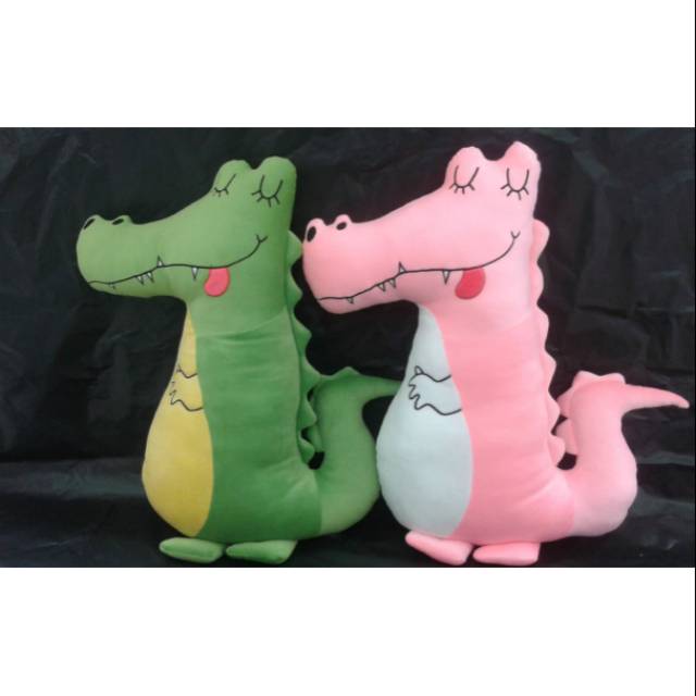 Hanya di shopee mainan anak bantal hewan binatang buaya senyum smile crocodile pillow cowok cwek SNI